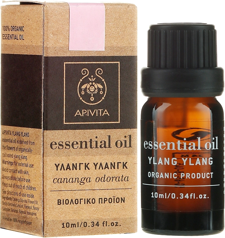 Apivita Ефірне масло Aromatherapy Organic Ylang-Ylang Oil - фото N1
