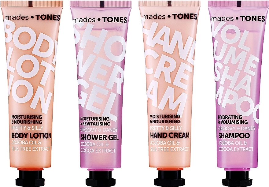 Mades Cosmetics Набір Mades (h/cr/65ml + b/lolt/65ml + shmp/65ml + sh/gel/65ml) - фото N2