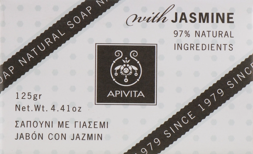 Apivita Мыло "Жасмин" Soap with Jasmine - фото N1