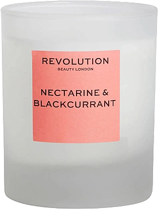 Makeup Revolution Ароматична свічка "Нектарин і чорна смородина" Nectarine & Blackcurrant Scented Candle - фото N1