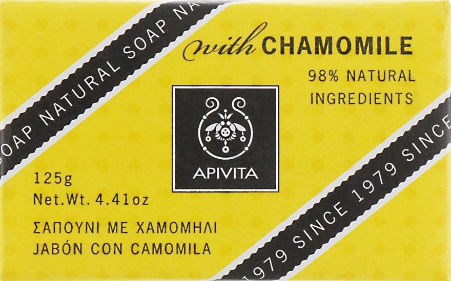 Apivita Мило Soap with chamomile - фото N1