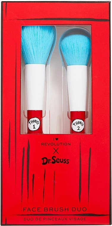 I Heart Revolution Набор кистей для макияжа Dr. Deuss Face Brush Duo - фото N2