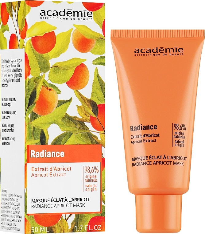 Academie Абрикосова маска для обличчя Radiance Apricot Mask - фото N2