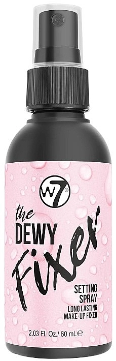 W7 The Dewy Fixer Setting Spray Спрей для фиксации макияжа - фото N1