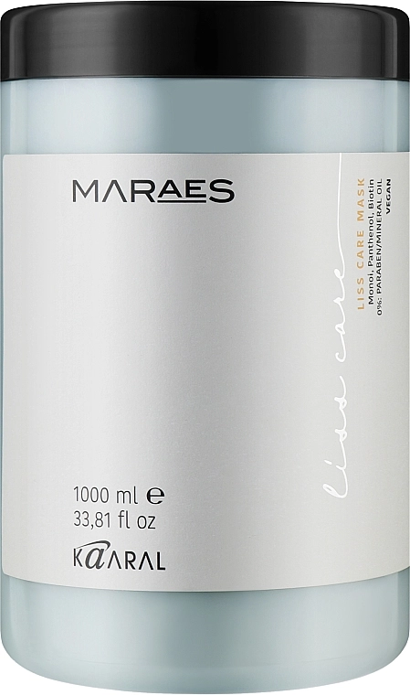 Kaaral Маска для прямого волосся з пантенолом і біотином Maraes Liss Care Mask - фото N3