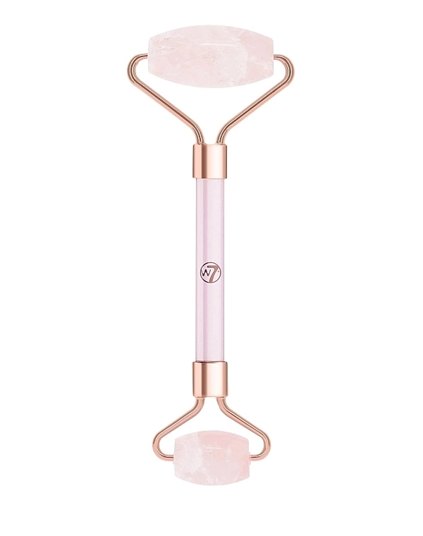 W7 Кварцевий ролер для обличчя, рожевий Cosmetics Rose Quartz Face Roller - фото N1