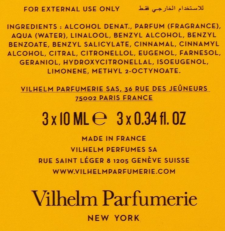 Vilhelm Parfumerie A Lilac A Day Набор (edp/3x10ml) - фото N3