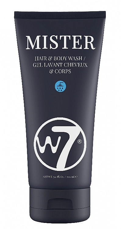 W7 Шампунь-гель для душу 2 в 1 Mister Hair & Body Wash - фото N1