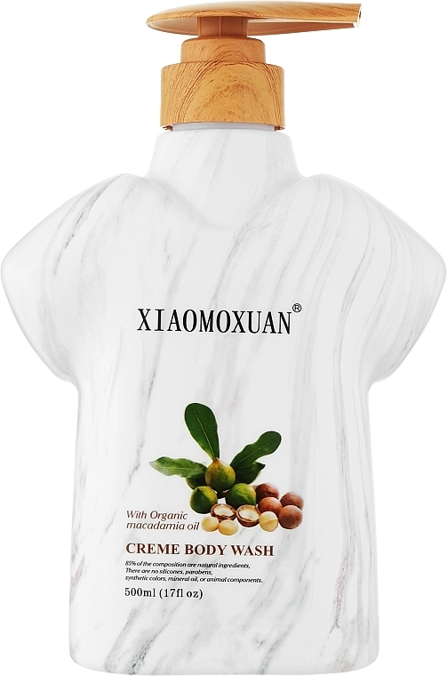 Xiaomoxuan Органічне крем-мило на основі олії макадамії для обличчя й тіла Creme Body Wash - фото N1