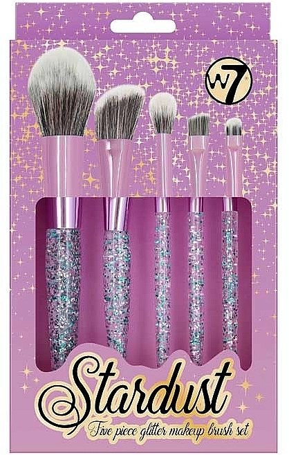 W7 Набір пензлів для макіяжу Stardust Brush Set (brush/5pcs) - фото N1