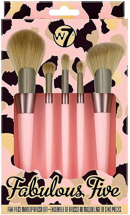 W7 Набор кистей для макияжа Fabulous Five (brush/5pcs) - фото N1