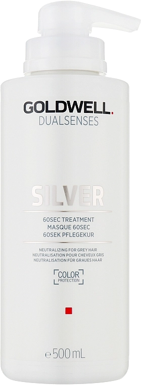 Goldwell Маска для світлого та сивого волосся Dualsenses Silver 60sec Treatment - фото N2