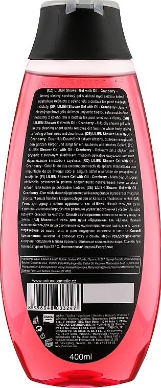 Lilien Гель для душа "Cranberry" Shower Gel - фото N2