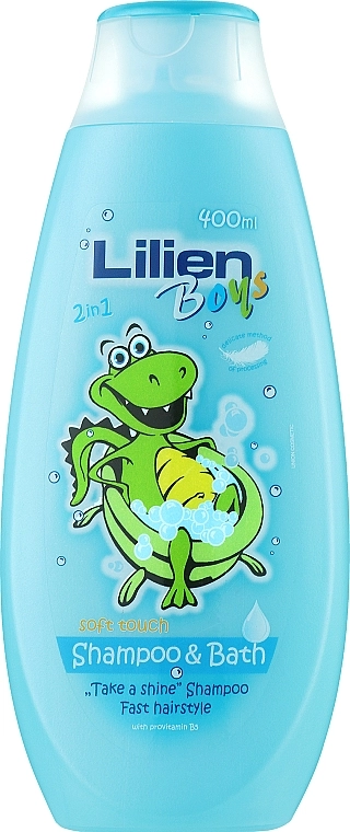 Lilien Детский шампунь и пена для ванны 2в1 для мальчиков Shampoo & Bath Boys - фото N1