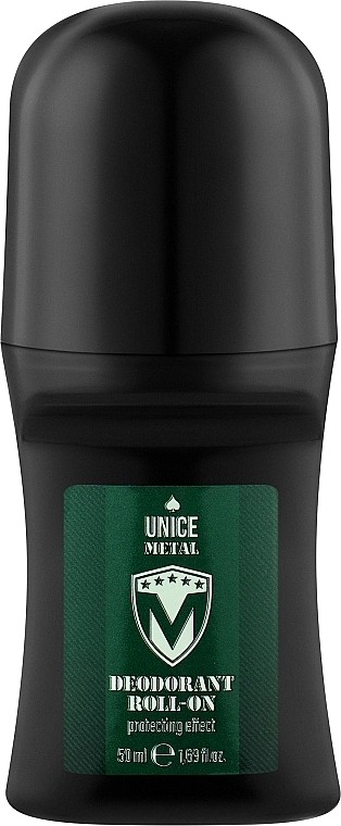 Unice Кульковий дезодорант-антиперспірант Metal - фото N1