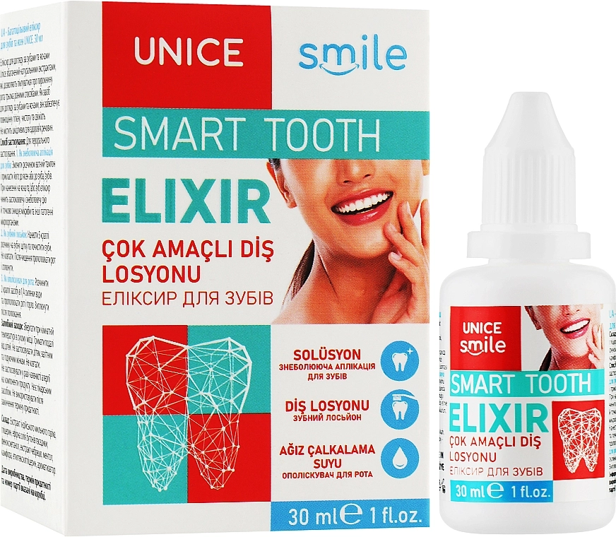 Unice Эликсир для зубов Smart Tooth Elixir - фото N2