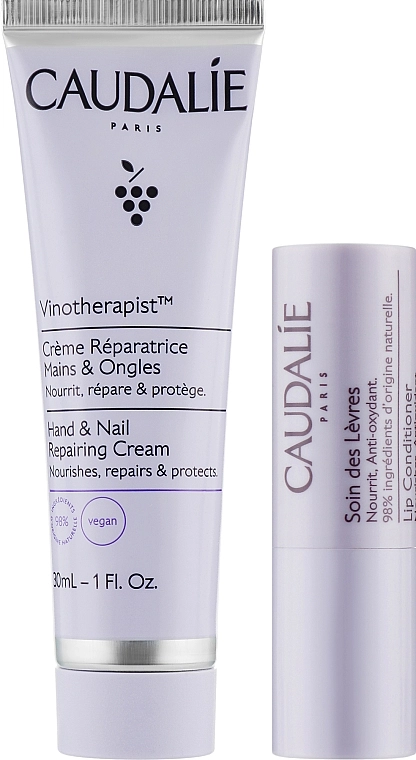 Caudalie Набір Vinotherapist Lip & Hand Duo (h/cr/30ml + lip/cond/4.5g) - фото N2