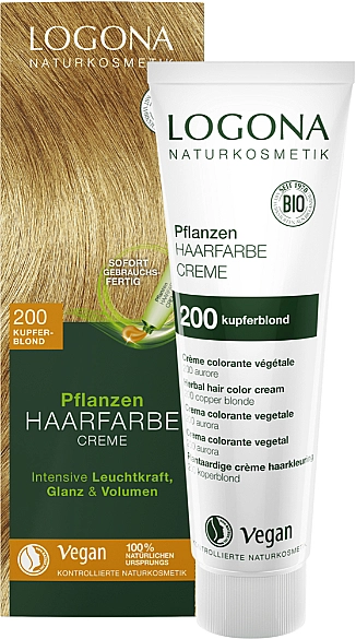 Logona Крем-фарба для волосся Herbal Hair Colour Cream - фото N1