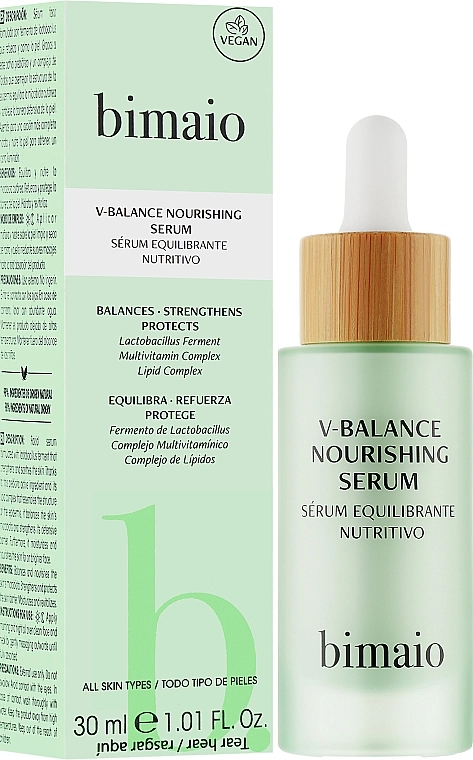 Bimaio Балансувальна живильна сироватка для обличчя V-Balance Nourishing Serum - фото N2