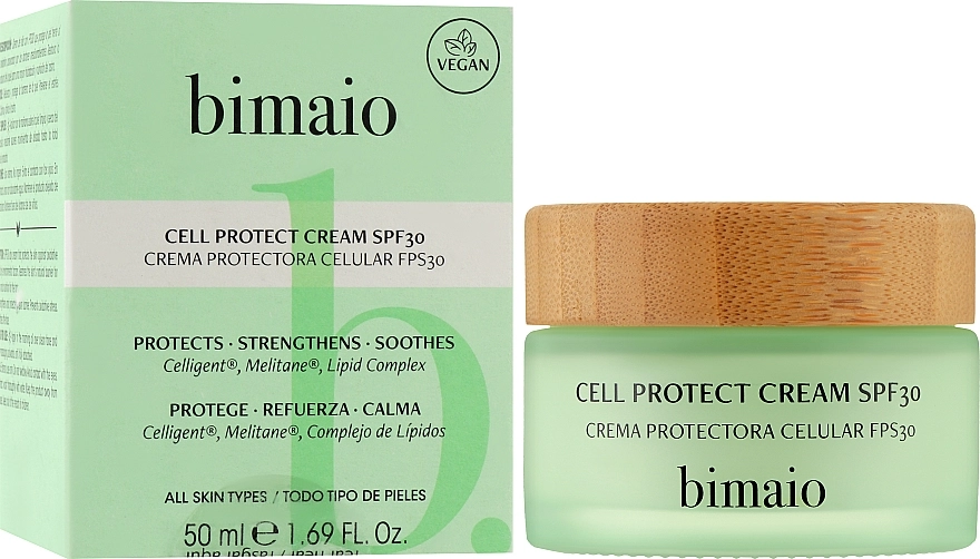 Bimaio Дневной крем SPF30 для лица Cell Protect Cream SPF30 - фото N2