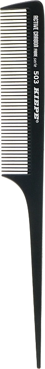 Kiepe Гребінець карбоновий з хвостиком, 207 мм Active Carbon Fibre 503 Hair Comb - фото N1