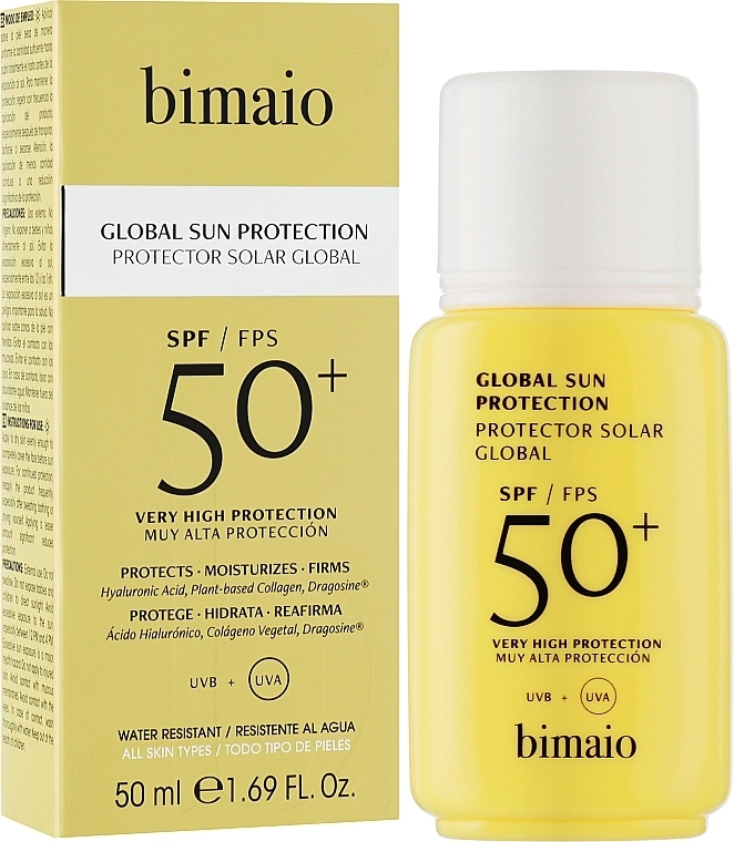 Bimaio Сонцезахисний крем з SPF 5O+ для обличчя Global Sun Protection - фото N2