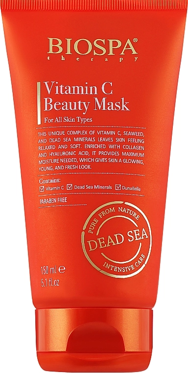 Sea of Spa Маска краси для обличчя з вітаміном С Bio Spa Vitamin C Beauty Mask - фото N1