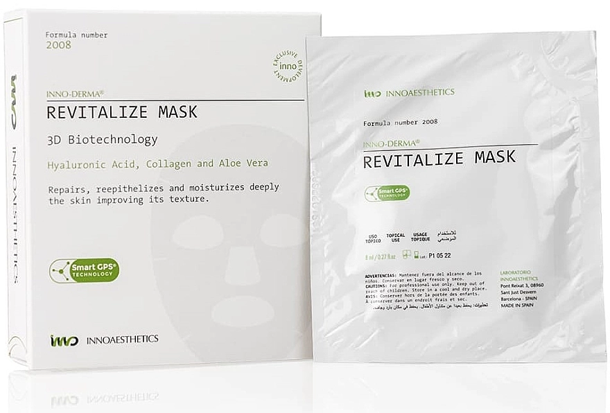 Innoaesthetics Відновлювальна маска для обличчя Revitalize Mask - фото N1