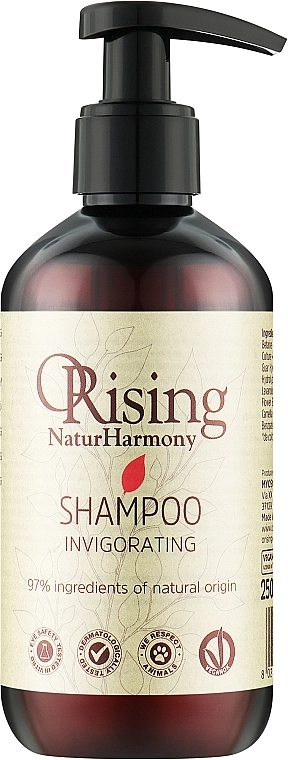 ORising Стимулирующий шампунь Natur Harmony Invigorating Shampoo - фото N2