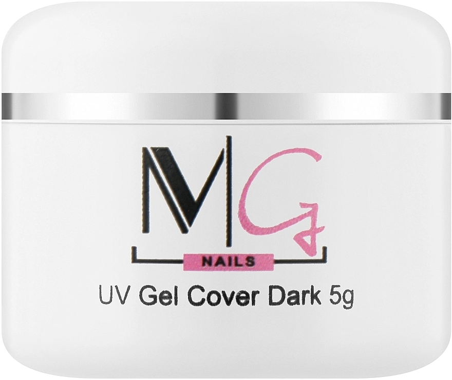 MG Nails Гель камуфлирующий для наращивания UV Gel Cover Dark - фото N1