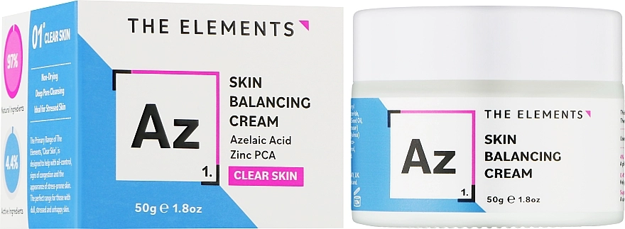 THE ELEMENTS Балансирующий крем с азелаиновой кислотой и цинком Skin Balancing Cream - фото N2