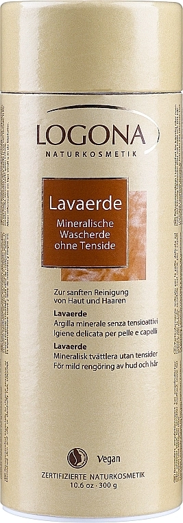 Logona Очищувальна мінеральна глина для шкіри голови та волосся Ghassoul Powder - фото N1