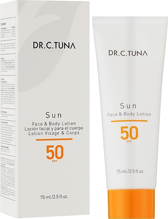 Farmasi Солнцезащитный лосьон Dr. C. Tuna Face & Body Sun Lotion SPF50 - фото N2