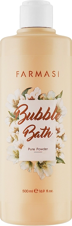 Farmasi Гель для душу та піна для ванни 2в1 "Пудрова ніжність" Pure Powder Bubble Bath - фото N1