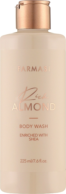 Farmasi Гель для душу з олією солодкого мигдалю та маслом ши Rich Almond Body Wash - фото N1