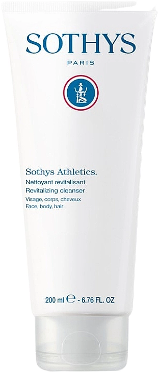 Sothys Ревіталізувальний очищувальний гель для душу 3 в 1 Athletics Revitalizing Cleanser - фото N1