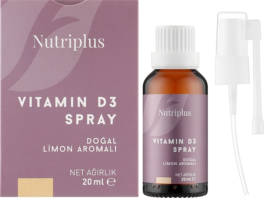 Farmasi Диетическая добавка-спрей "Витамин D3" Nutriplus Vitamin D - фото N2