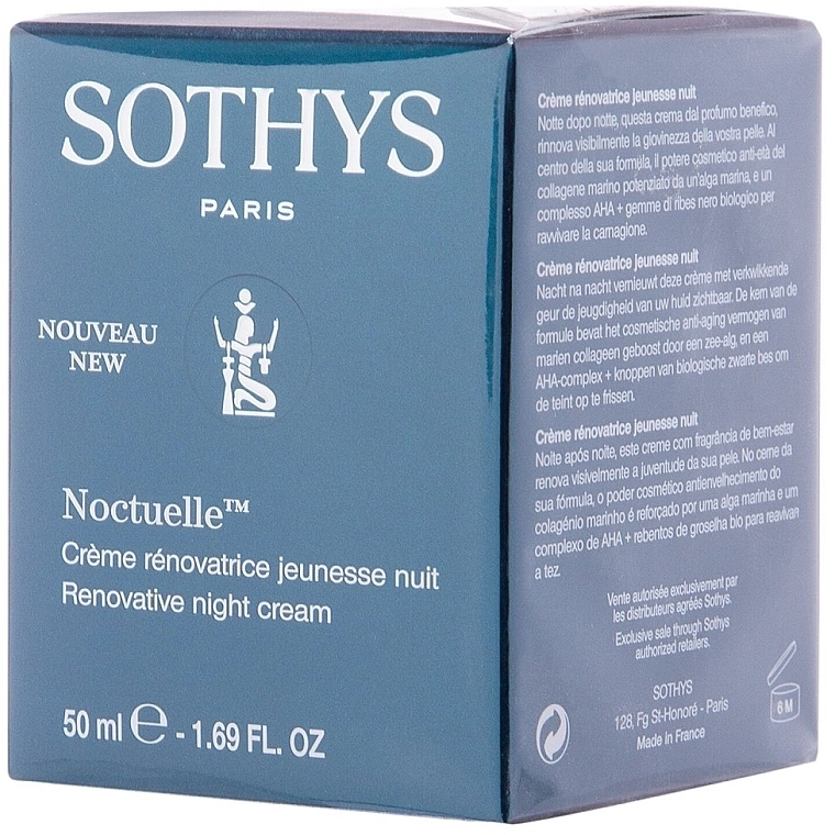 Sothys Оновлювальний омолоджувальний крем для обличчя Noctuelle Renovative Night Cream - фото N2