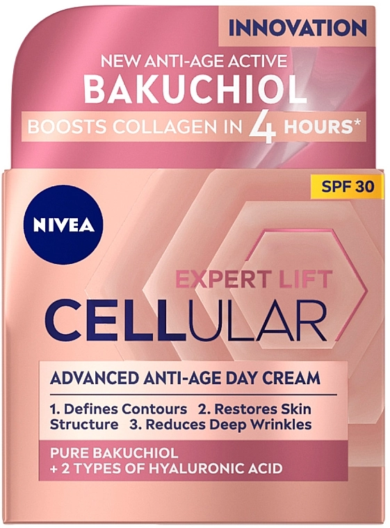 Nivea Дневной крем для лица Cellular Expert Lift Advanced Anti-Age Day Cream SPF 30 - фото N1