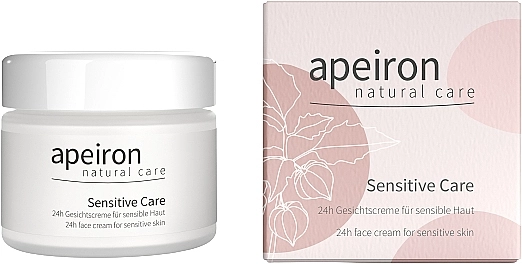 Apeiron Крем для чутливої ​​шкіри Sensitive Care 24h Face Cream - фото N1