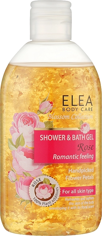 Elea Professional Гель для душу та ванни Rose Shower & Bath Gel - фото N1
