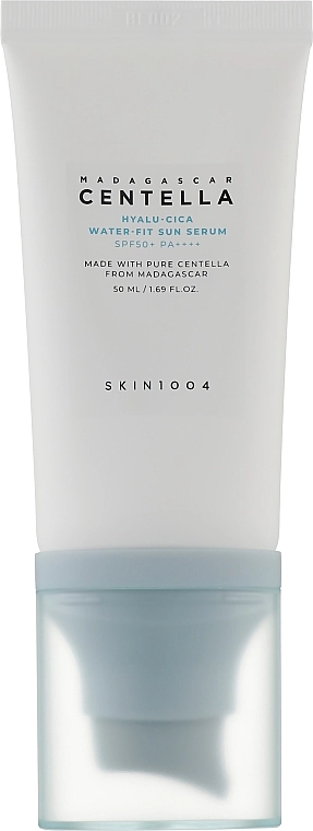 Сонцезахисна сироватка - SKIN1004 Madagascar Centella Hyalu-Cica Water-Fit Sun Serum SPF50+ PA++++, 50 мл - фото N1