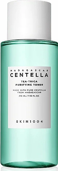 Тонер для жирної та схильної до акне шкіри - SKIN1004 Madagascar Centella Tea-Trica Purifying Toner, 210 мл - фото N1