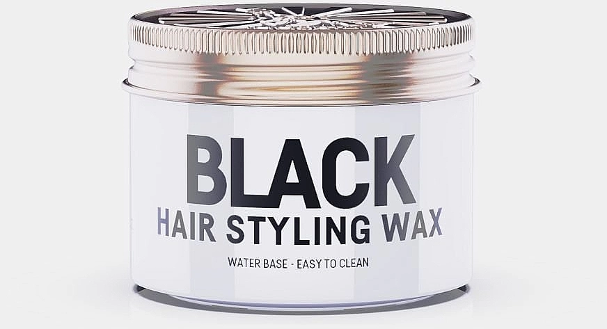 Immortal Чорний кольоровий віск для волосся Nyn Black Styling Hair Wax - фото N1