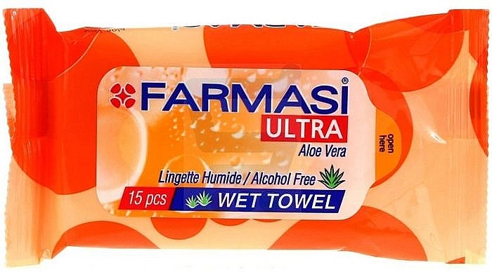 Farmasi Вологі серветки з алое вера Ultra Orange - фото N1