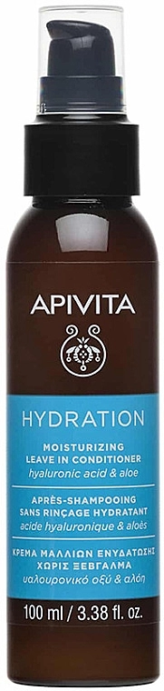 Apivita Незмивний зволожувальний кондиціонер для волосся Hydration Moisturizing Leave In Conditioner - фото N1