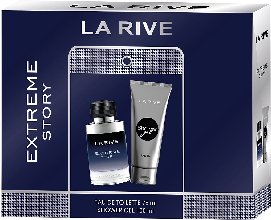 La Rive Extreme Story Набор (edt/75ml + sh/gel/100ml) - фото N1