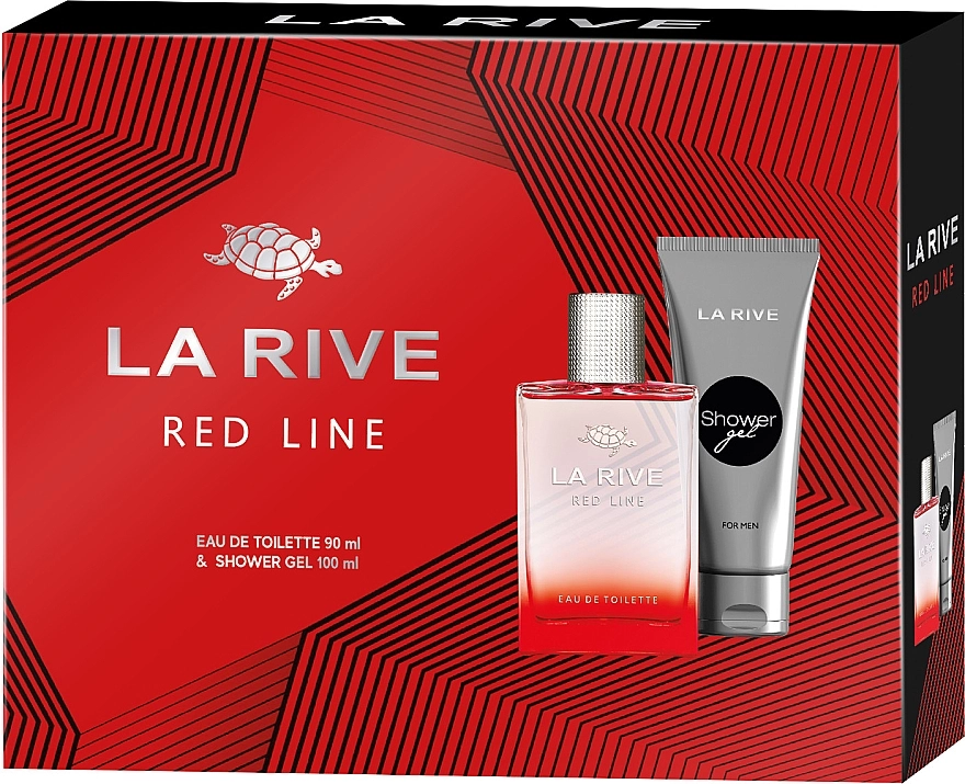 La Rive Red Line Набор (edt/90ml + sh/gel/100ml) - фото N1