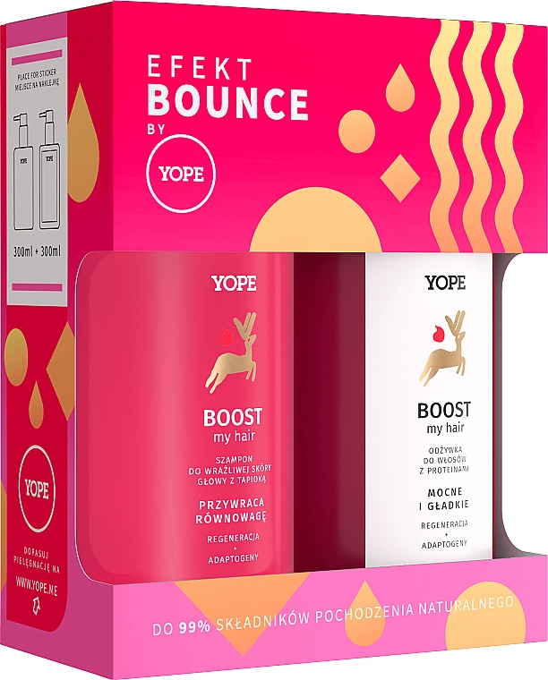 Yope Набір Boost (shm/300ml+cond/300ml) - фото N1