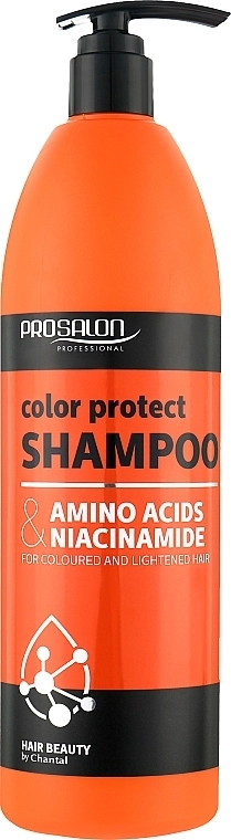 Prosalon Шампунь для захисту кольору фарбованого та знебарвленого волосся Amino Acids & Niacynamide - фото N1